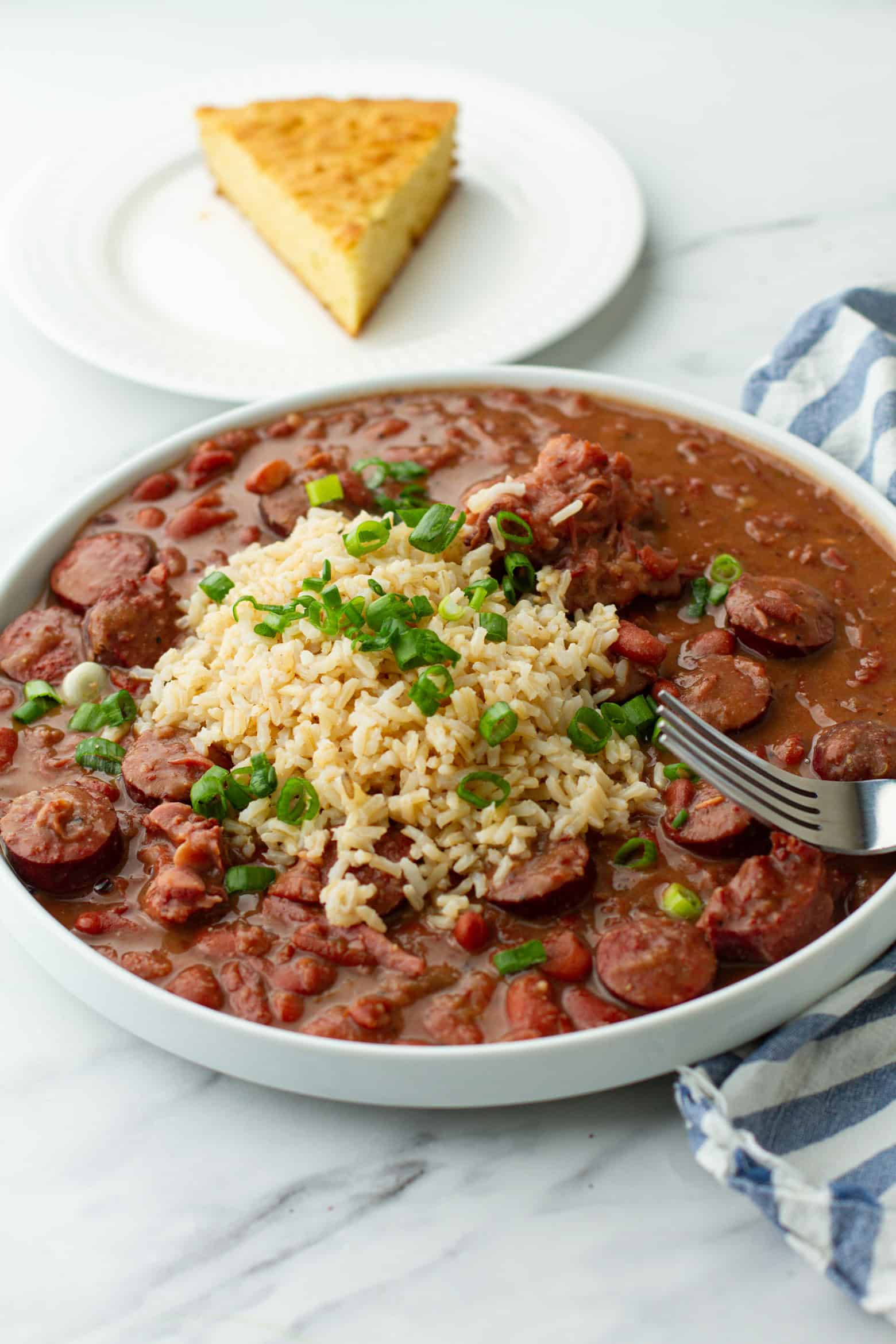 Creole-style red beans