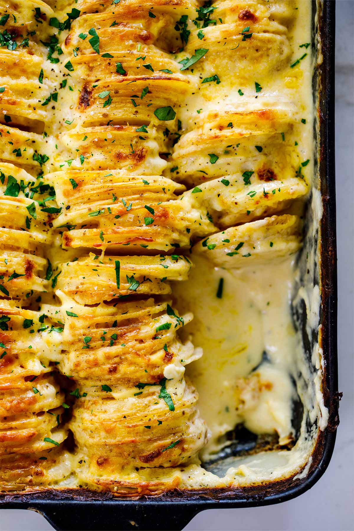 Cheesy scalloped potatoes